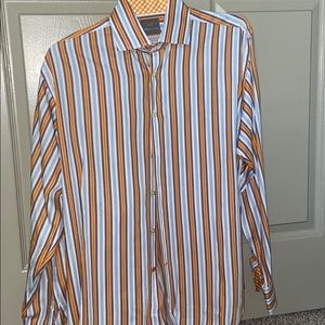 Striped mans button down
